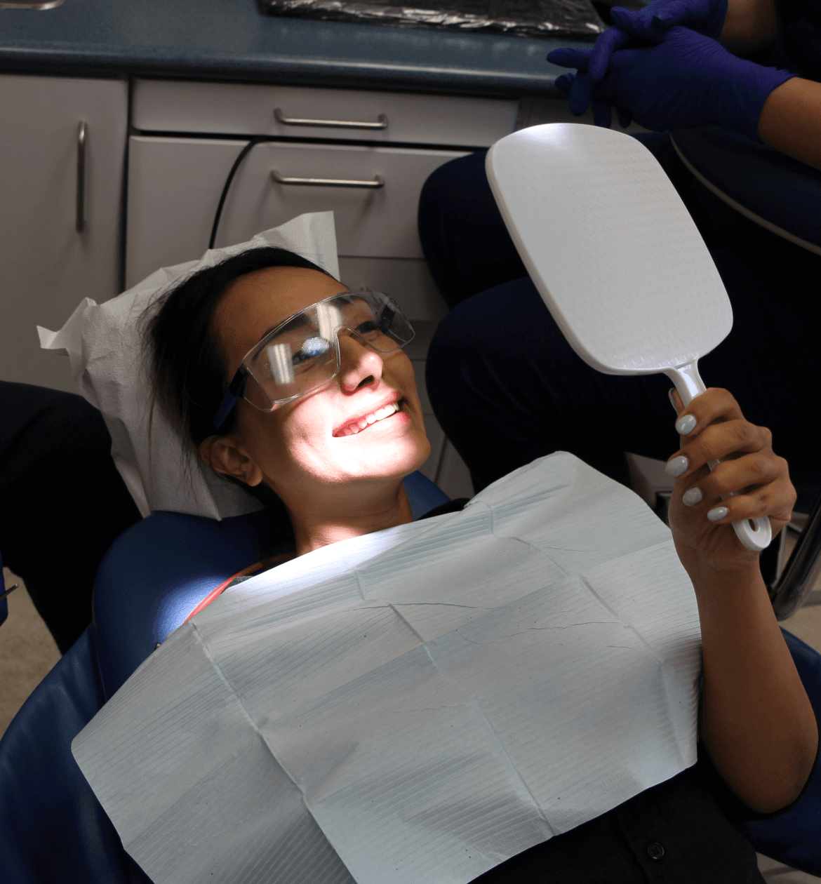Client Smiling